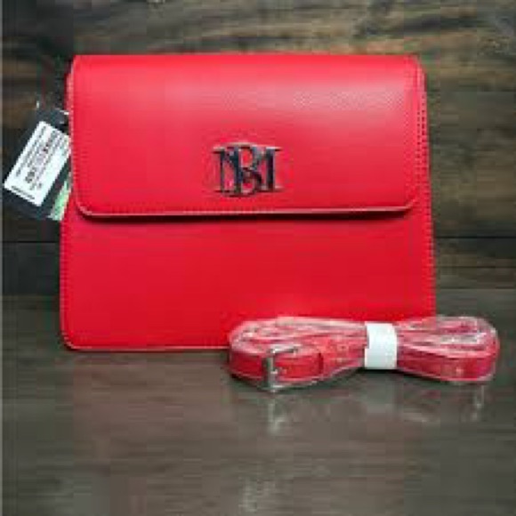 Badgley Mischka Women's Small Classic Crossbody Red New With Tags - Picture 3 of 6